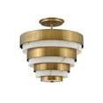thumbnail image 1 of 3 Light Chandelier In Transitional-Mid-Century Modern Style 15.5 Inches Wide By 15.75 Inches High Hinkley Lighting 30183Hb, 1 of 4