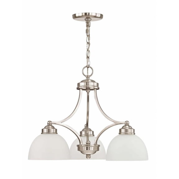 3 Light Chandelier in Traditional Style 20 inches Wide By 16 inches High Bailey Street Home 218-Bel-1653546