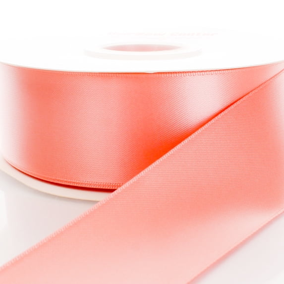 3" Double Faced Satin Ribbon 238 Lt. Coral 3 Yard