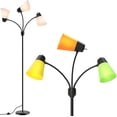 Led Florring 3-Light Floor Lamp LED Medusa Muiti-Head Adjustable Arc Neck Standing ...