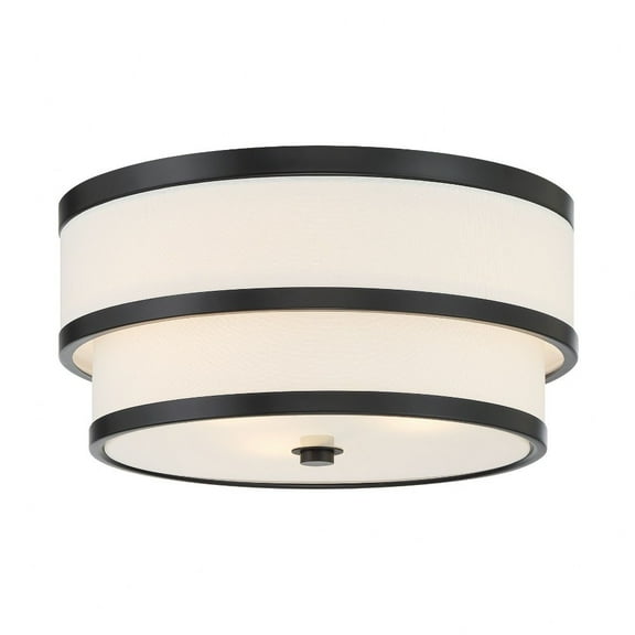 Minka Lavery - Cascade - 3 Light Flush Mount-7.38 Inches Tall and 15 Inches Wide