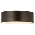thumbnail image 1 of 2302F3-BRZ-Z-Lite-Harley - 3 Light Flush Mount-Bronze Finish-Bronze Shade Color, 1 of 4