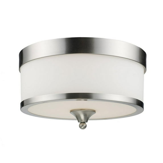 3 Light Flush Mount In Classical Style 13 Inches Wide By 8 Inches High Z-Lite 308F-Bn