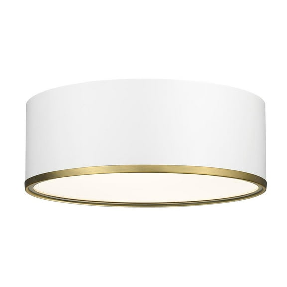 3 Light Flush Mount Z-Lite 2303F3-Mw-Rb
