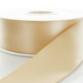 thumbnail image 1 of 3" Light Gold Double Faced Satin Ribbon 3 Yards, 1 of 3