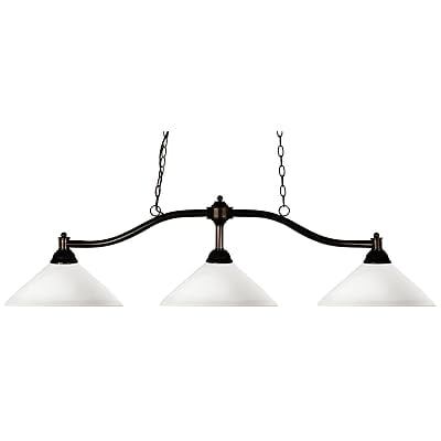 3 Light Billiard Light 147BRZ-AMO14