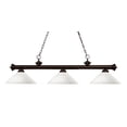 thumbnail image 1 of Z-Lite Riviera 3 Light Billiard Light in Bronze, 1 of 1