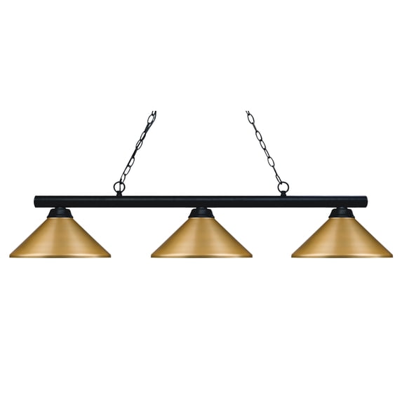 3 Light Billiard Light 155-3MB-MSG