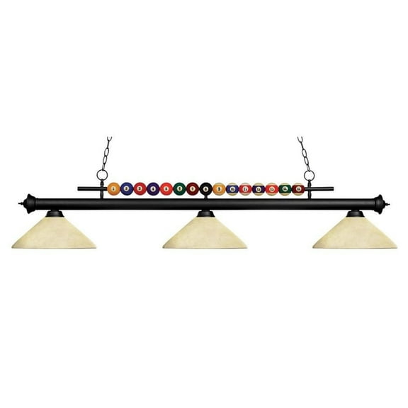 -3 Light Island/Billiard in Billiard Style-16 inches Wide By 15 inches High Bailey Street Home 372-Bel-1867604