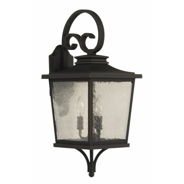 3 Light Medium Outdoor Wall Lantern-Dark Bronze Gilded Finish Craftmade Lighting Za2914-Dbg