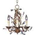 thumbnail image 1 of 2855EG Maxim Lighting Elegante - 3 Light Mini Chandelier-Etruscan Gold Finish    -Traditional Installation, 1 of 5