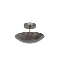 3 Light Mini Perforated Elegant Ceiling Flushmount light Pendant Mid Century Modern Raw Brass Sputnik chandelier light Fixture.