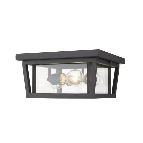 Z-Lite 3 Light Outdoor Flush Mount