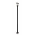 thumbnail image 1 of 3 Light Outdoor Post Mount Lantern In Traditional Style 10 Inches Wide By 114 Inches High-Black Finish Z-Lite 579Phbs-536P-Bk, 1 of 4