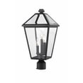 thumbnail image 1 of 3 Light Outdoor Post Mount Lantern In Traditional Style 10 Inches Wide By 20.5 Inches High-Black Finish Z-Lite 579Phbr-Bk, 1 of 2