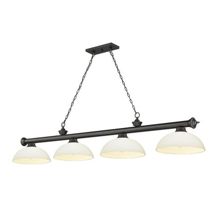 Z-Lite Beacon 3 Light 22" Glass Aluminum Outdoor Lamp Post Fixture in Black