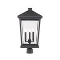 thumbnail image 1 of 3 Light Outdoor Post Mount Lantern In Transitional Style 12 Inches Wide By 23.5 Inches High Z-Lite 568Phxlr-Orb, 1 of 5