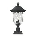 thumbnail image 1 of 3 Light Outdoor Post Mount Light In Period Inspired Style-25.5 Inches Tall And 12.38 Inches Wide Z-Lite 533Phb-533Pm-Bk, 1 of 2