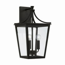 3 Light Outdoor Wall Lantern In Farmhouse Style-19.25 Inches Tall And 10 Inches Wide Capital Lighting 947931Bk