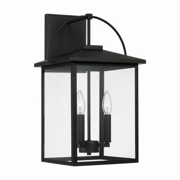 3 Light Outdoor Wall Lantern In Farmhouse Style-19.75 Inches Tall And 11.5 Inches Wide Capital Lighting 948031Bk