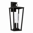 thumbnail image 1 of 3 Light Outdoor Wall Lantern In Minimalist Style-23.75 Inches Tall And 9.25 Inches Wide Capital Lighting 948131Bk, 1 of 7