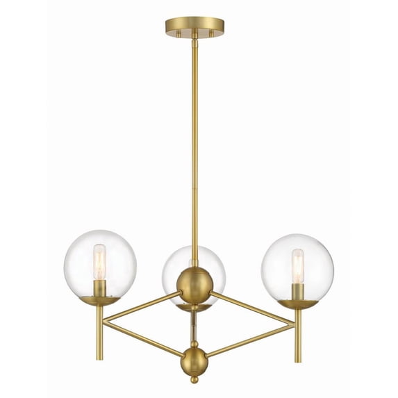 3 LIGHT PENDANT by Minka-Lavery 2796-695 in Gold Finish