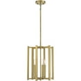 thumbnail image 1 of 3 Light Pendant-16.5 inches Tall By 13 inches Wide-Warm Brass Finish Bailey Street Home 159-Bel-4487690, 1 of 5