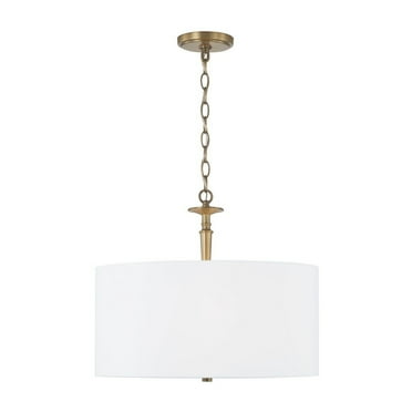 3 Light Pendant-Aged Brass Finish Capital Lighting 342631Ad