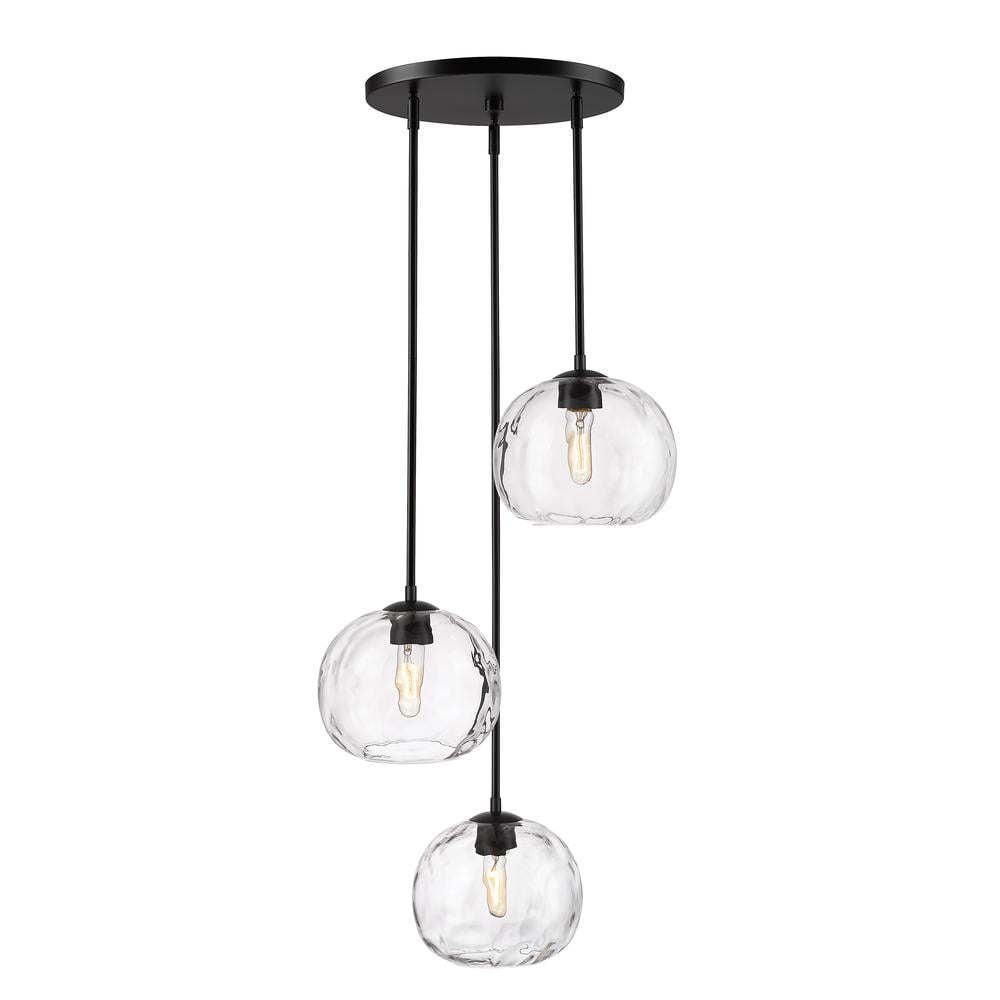 3 Light Pendant In Mid-Century Modern Style-8.25 Inches Tall 3 Light Pendant In Mid-Century Modern Style-8.25 Inches Tall