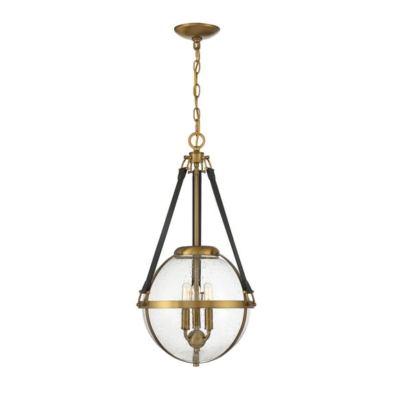 Bozeman 3-Light Pendant in Warm Brass