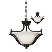 3 Light Pendant In Spanish Style 19.5 Inches Wide By 15 Inches High     -Traditional Installation Z-Lite 703Sfc-Mb
