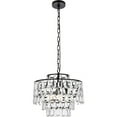 thumbnail image 1 of 3 Light Pendant in Contemporary Style-12.5 inches Tall and 16 inches Wide-Black Finish Bailey Street Home 390-Bel-5046961, 1 of 1