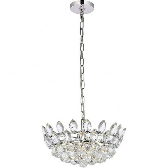 3 Light Pendant in Contemporary Style-7 inches Tall and 16 inches Wide-Chrome Finish Bailey Street Home 390-Bel-5046990