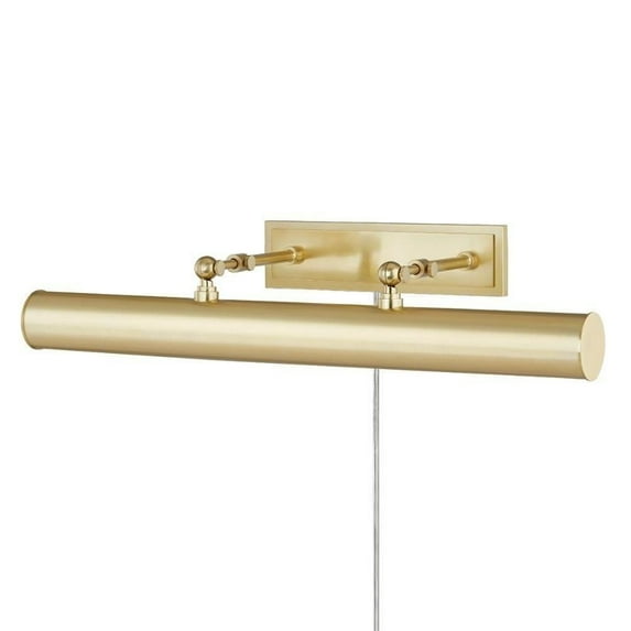 3 Light Picture Light with Plug-4.75 inches Tall and 24.25 inches Wide Bailey Street Home 735-Bel-4623879