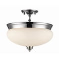 thumbnail image 1 of 3 Light Semi-Flush Mount In Traditional Style 15 Inches Wide By 13.5 Inches High-Chrome Finish Z-Lite 721Sf-Ch, 1 of 7