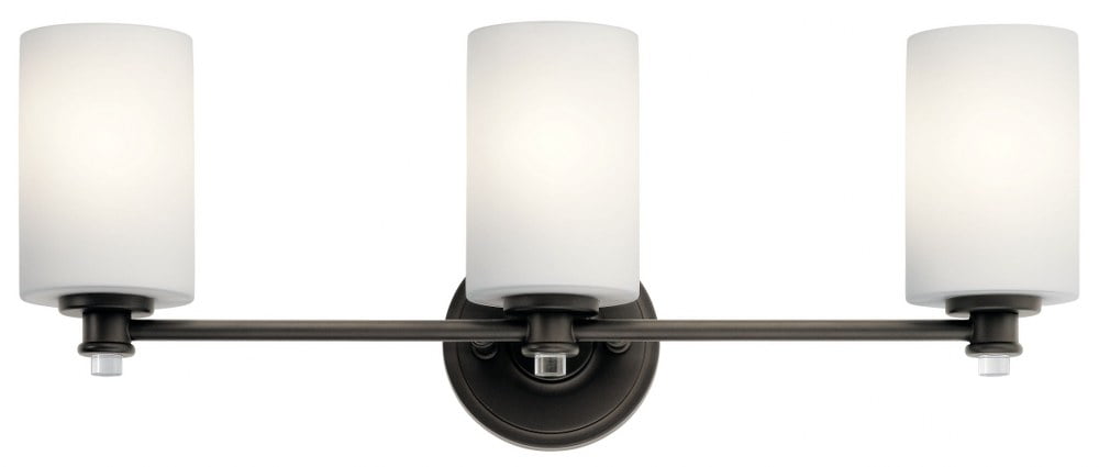 Olde Bronze Transitional 3-Light Swing Arm Bath Vanity