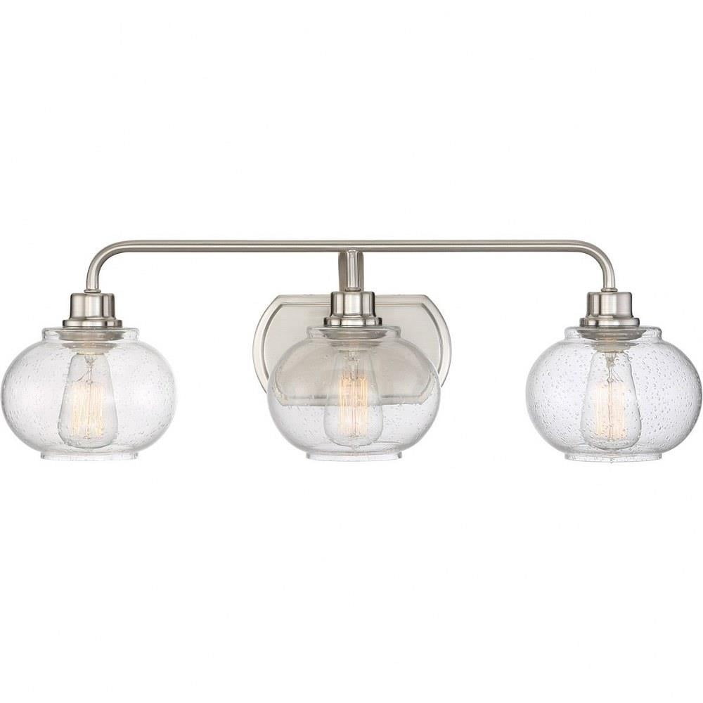 3 Light Transitional Large Bathroom Light Fixture Approved for Damp ...