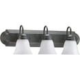 thumbnail image 1 of 3 Light Vanity Light in Bailey Street Home Home Collection Style 24 inches Wide By 8 inches High-Toasted Sienna Finish-Fau Alabaster Glass Color, 1 of 1