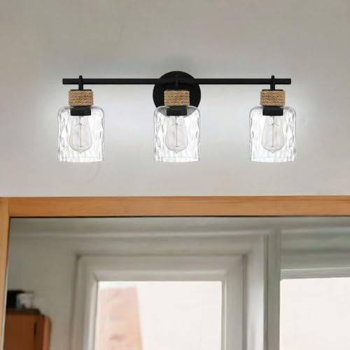 3 Light Vanity Light in Coastal Style-9.25 inches Tall and 24 inches Wide 71-Bel-4961723$$Tools & Hardware Other