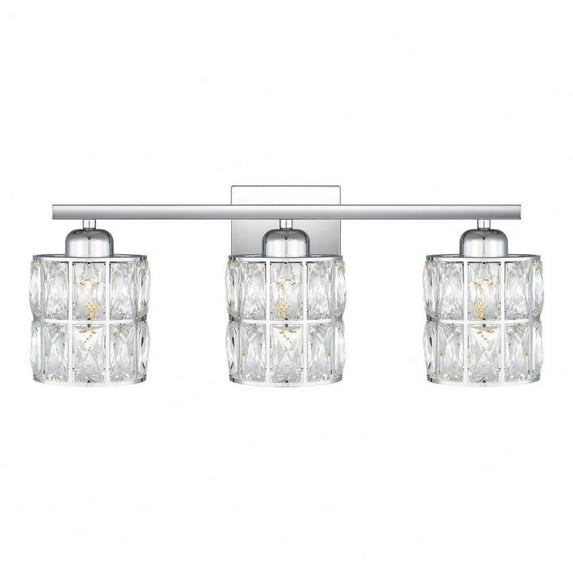 3 Light Vanity Light in Contemporary Style-8 inches Tall and 21.25 inches Wide Bailey Street Home 71-Bel-4621661