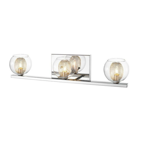 3 Light Vanity Light in Retro Style 23.23 inches Wide By 4.92 inches High Bailey Street Home 372-Bel-1759378