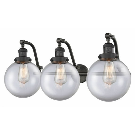 3 Light Vintage Dimmable Led Bathroom Fixture
