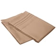 thumbnail image 1 of 3-Line Embroidery Microfiber Pillowcases, King, Taupe, 1 of 1