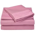 thumbnail image 1 of 3-Line Embroidery MicrofiberSheet Set, Full, Pink, 1 of 2