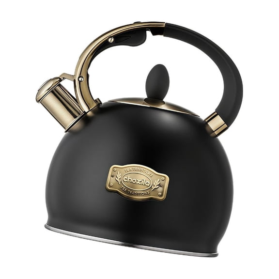 3 Liter Stainless Steel Kettle With Ergonomic Handle Easy To Clean Whistling Teakettle