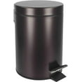 3 Liter Step Open Garbage Trash Can, Waste Basket Bin For Bathroom ...