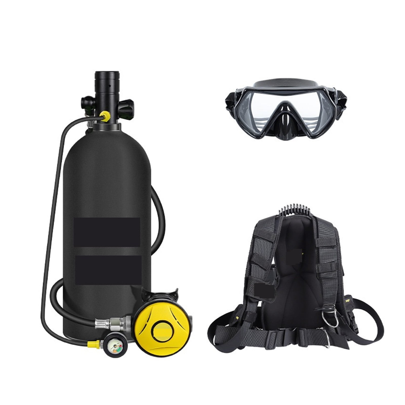 3 Liters Diving Snorkeling Equipment Diving Respirator Fish Gill Oxygen Cylinder Spare ,Safe and