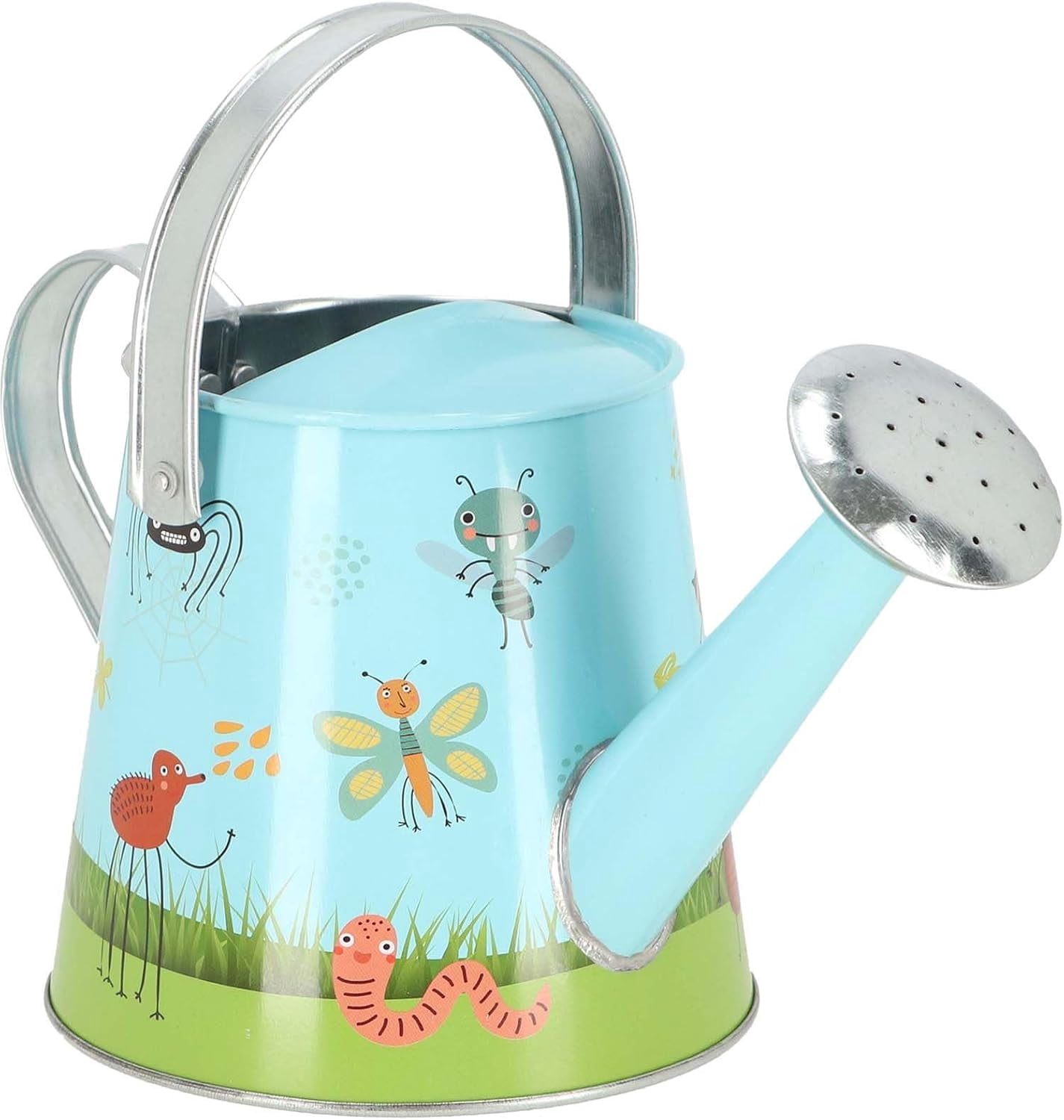 Esschert Design Metal Watering Can, 3 Liters, Multicolor