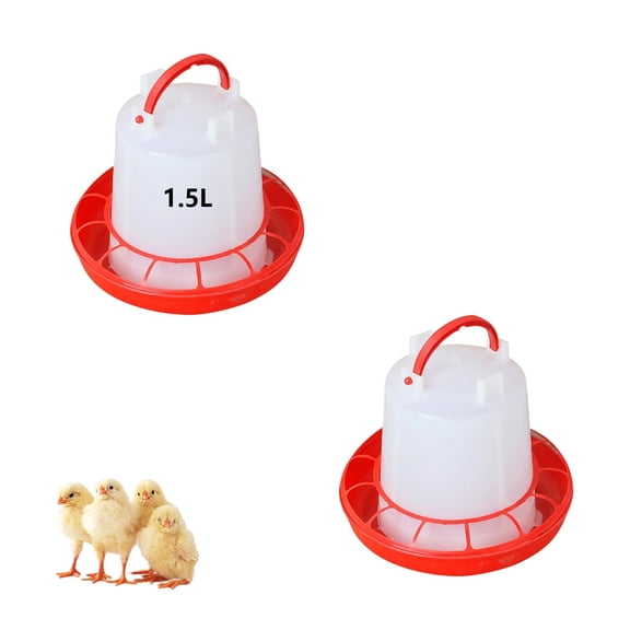 3. Livestock Feeding and Watering Equipment Combo for Ducks, Geese, Hens