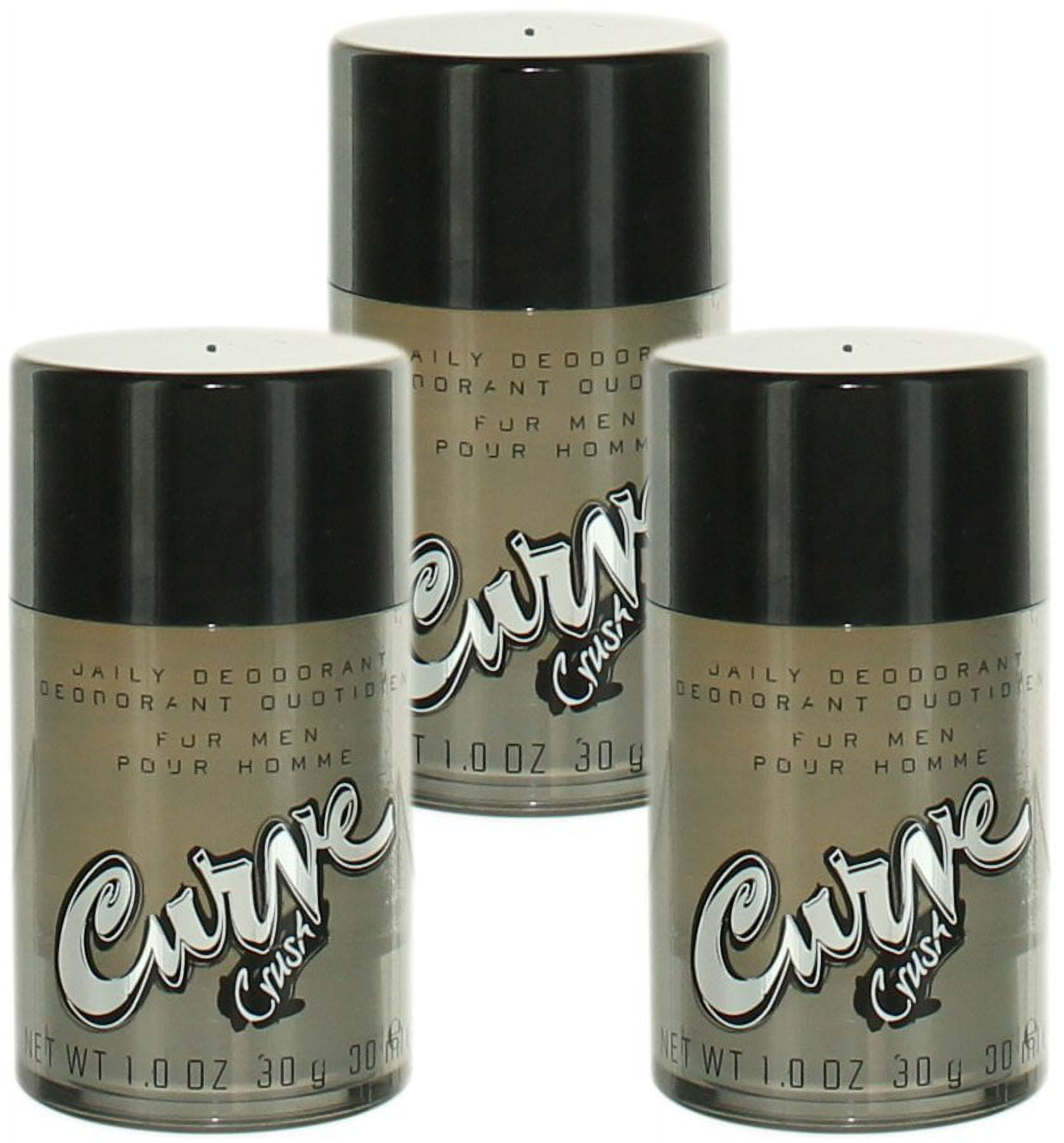 3 Liz Claiborne Curve Crush Daily Deodorant For Men Pack of Three